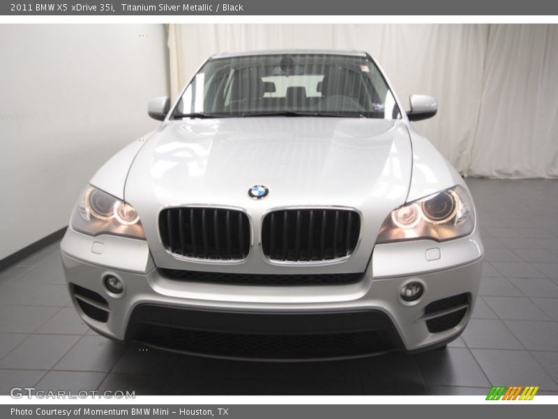 Titanium Silver Metallic / Black 2011 BMW X5 xDrive 35i