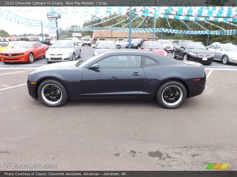 Blue Ray Metallic / Gray 2013 Chevrolet Camaro LS Coupe