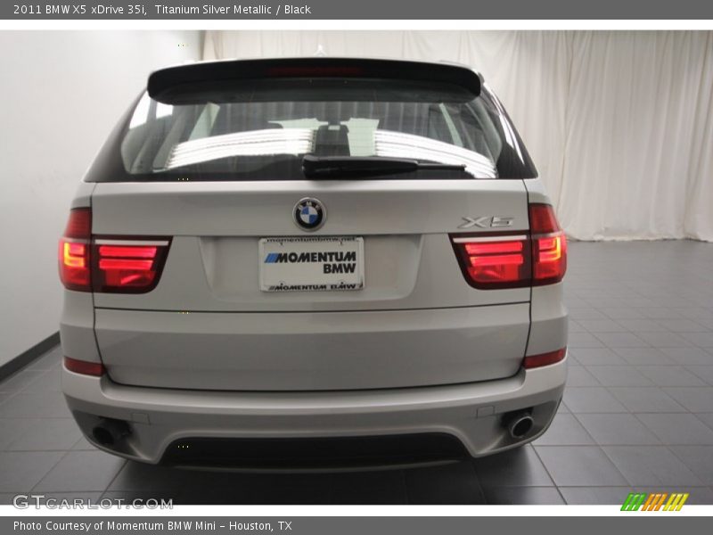 Titanium Silver Metallic / Black 2011 BMW X5 xDrive 35i