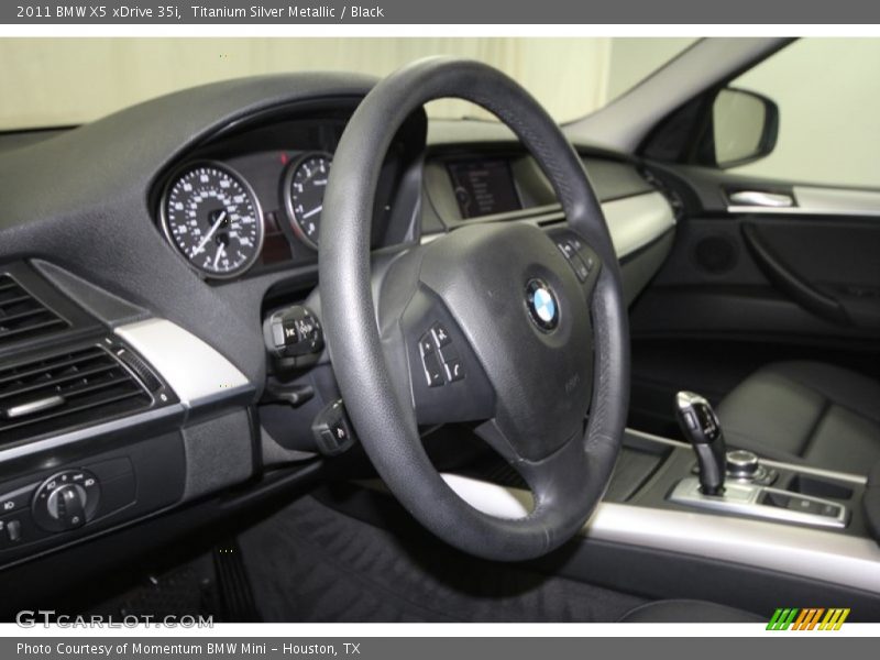 Titanium Silver Metallic / Black 2011 BMW X5 xDrive 35i