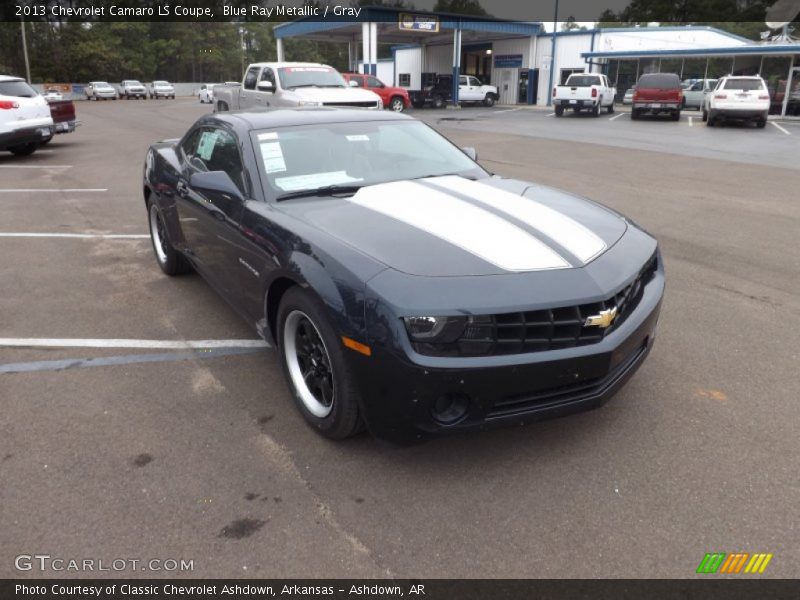Blue Ray Metallic / Gray 2013 Chevrolet Camaro LS Coupe