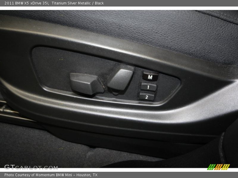 Titanium Silver Metallic / Black 2011 BMW X5 xDrive 35i
