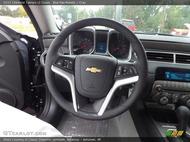 Blue Ray Metallic / Gray 2013 Chevrolet Camaro LS Coupe