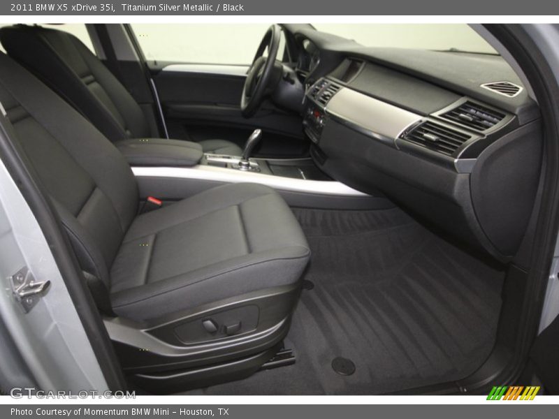 Titanium Silver Metallic / Black 2011 BMW X5 xDrive 35i
