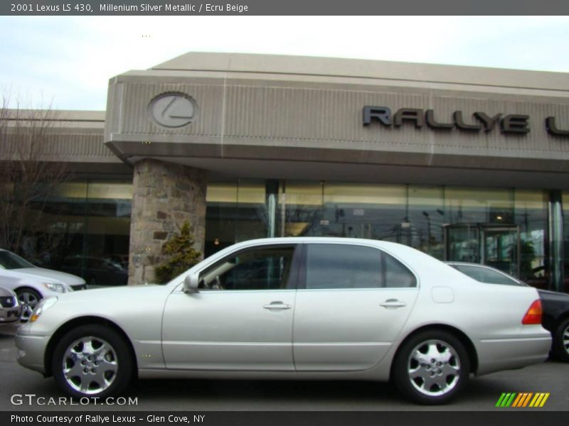 Millenium Silver Metallic / Ecru Beige 2001 Lexus LS 430