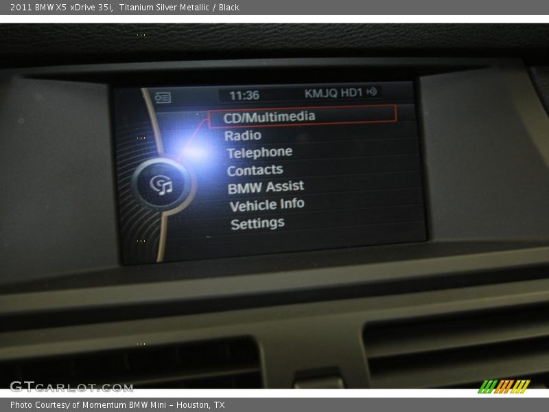 Titanium Silver Metallic / Black 2011 BMW X5 xDrive 35i