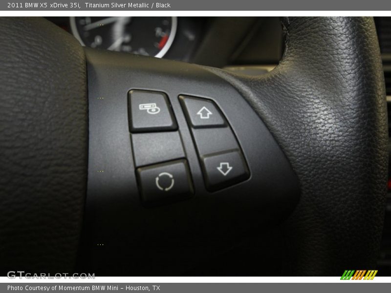 Titanium Silver Metallic / Black 2011 BMW X5 xDrive 35i