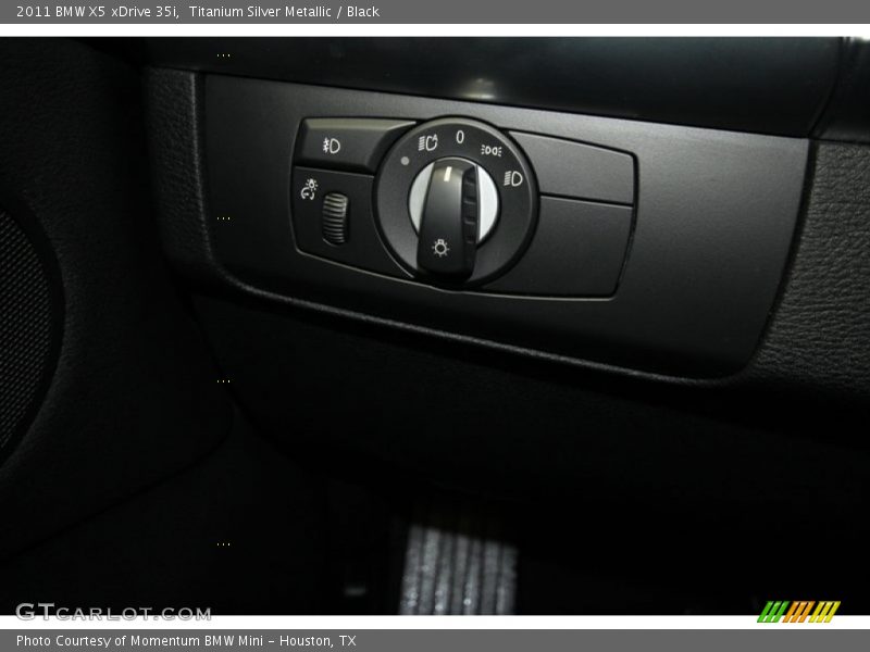 Titanium Silver Metallic / Black 2011 BMW X5 xDrive 35i