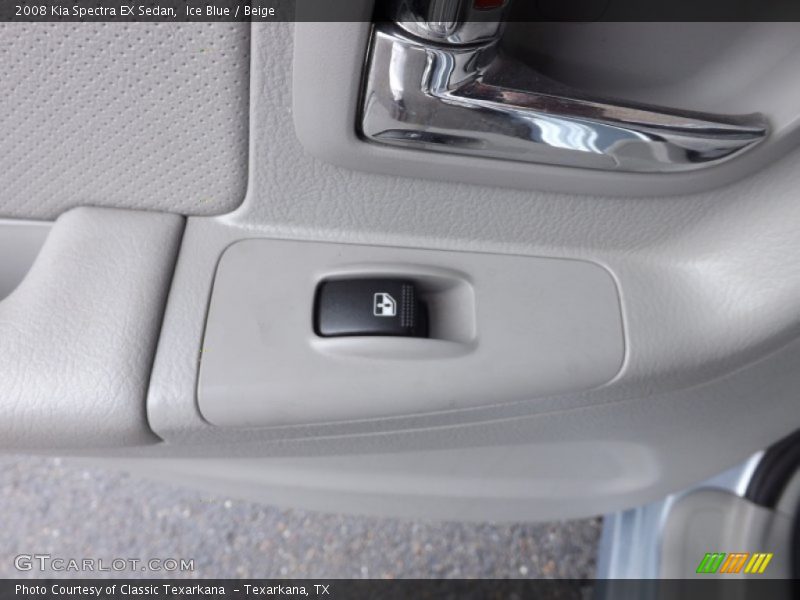 Ice Blue / Beige 2008 Kia Spectra EX Sedan