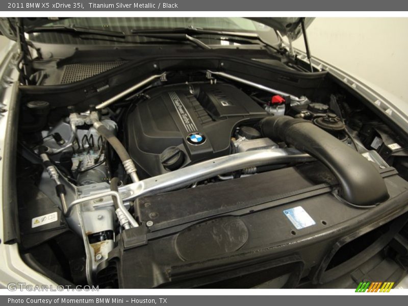 Titanium Silver Metallic / Black 2011 BMW X5 xDrive 35i