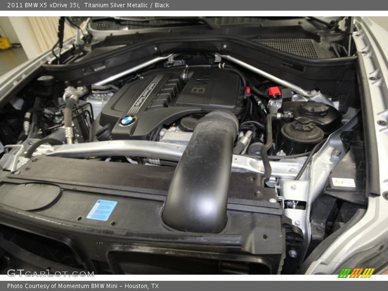Titanium Silver Metallic / Black 2011 BMW X5 xDrive 35i