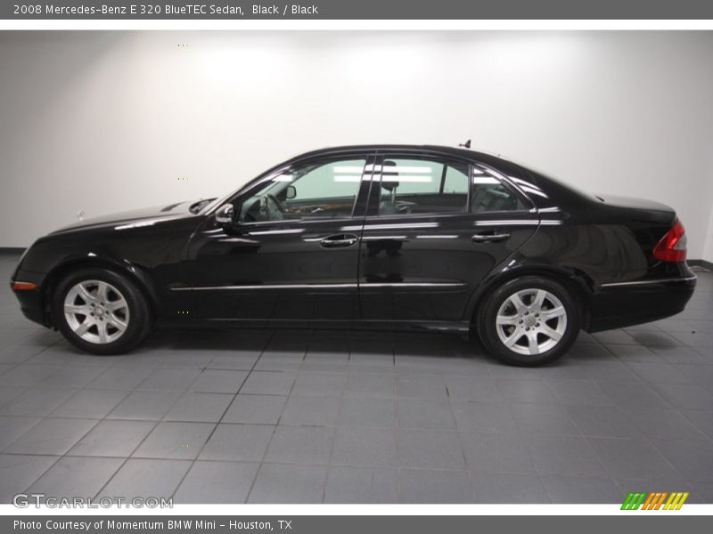 Black / Black 2008 Mercedes-Benz E 320 BlueTEC Sedan