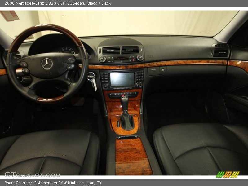 Black / Black 2008 Mercedes-Benz E 320 BlueTEC Sedan