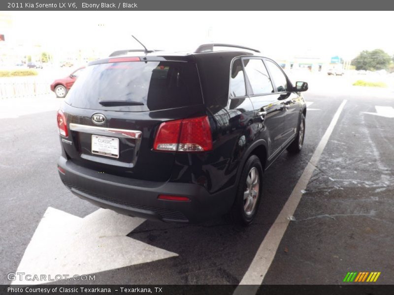 Ebony Black / Black 2011 Kia Sorento LX V6