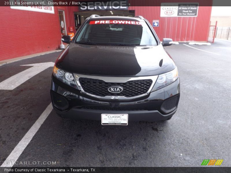 Ebony Black / Black 2011 Kia Sorento LX V6