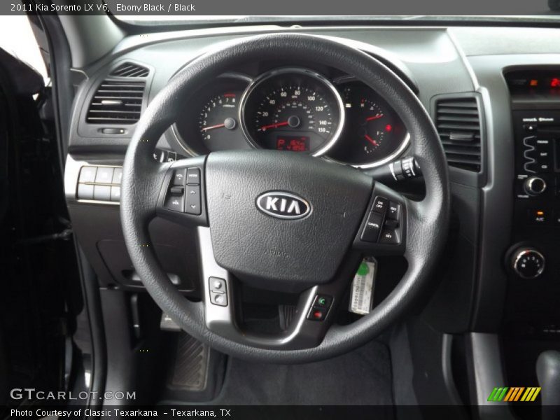 Ebony Black / Black 2011 Kia Sorento LX V6