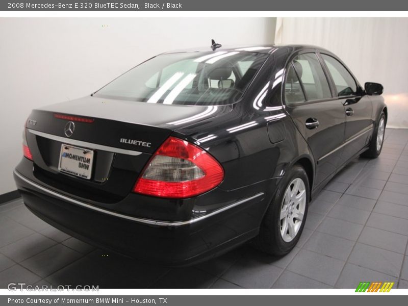 Black / Black 2008 Mercedes-Benz E 320 BlueTEC Sedan