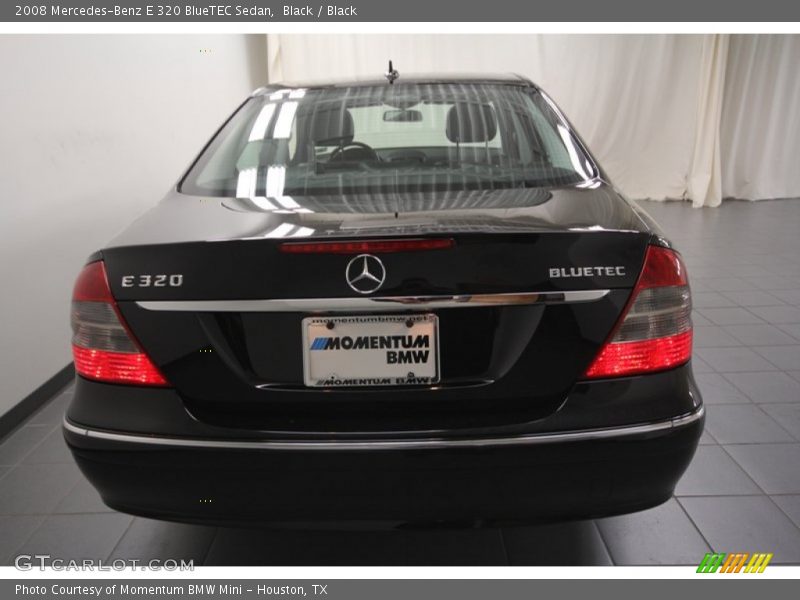 Black / Black 2008 Mercedes-Benz E 320 BlueTEC Sedan