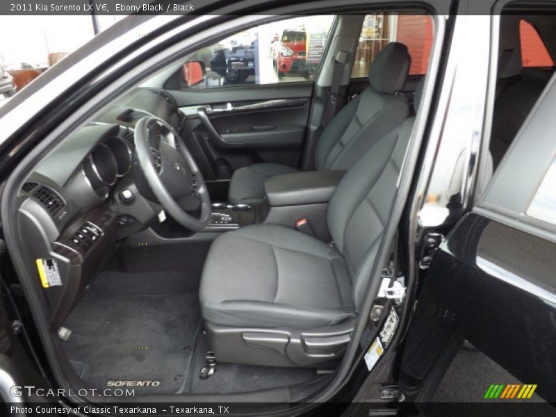 Ebony Black / Black 2011 Kia Sorento LX V6