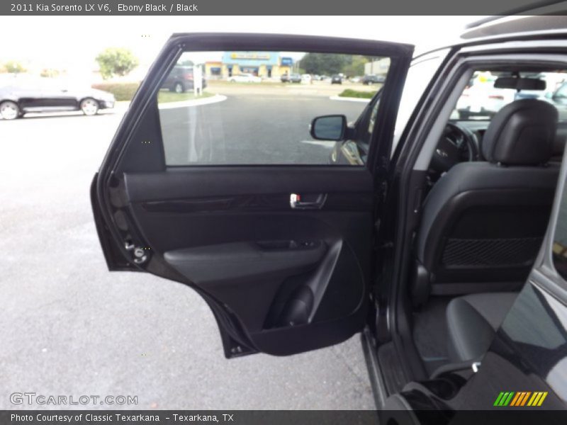 Ebony Black / Black 2011 Kia Sorento LX V6
