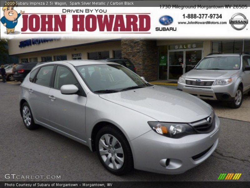 Spark Silver Metallic / Carbon Black 2010 Subaru Impreza 2.5i Wagon
