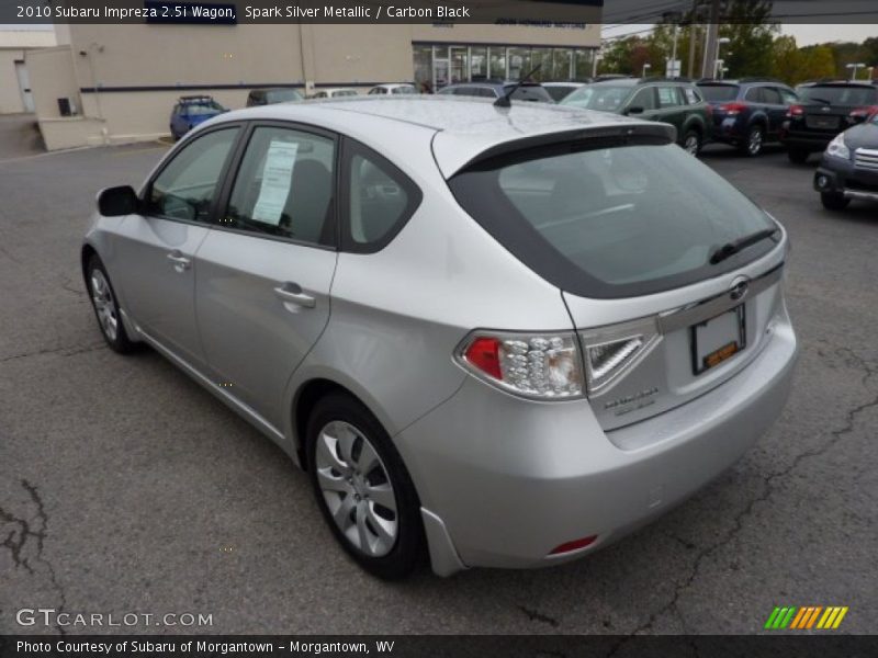 Spark Silver Metallic / Carbon Black 2010 Subaru Impreza 2.5i Wagon