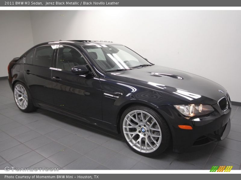 Jerez Black Metallic / Black Novillo Leather 2011 BMW M3 Sedan