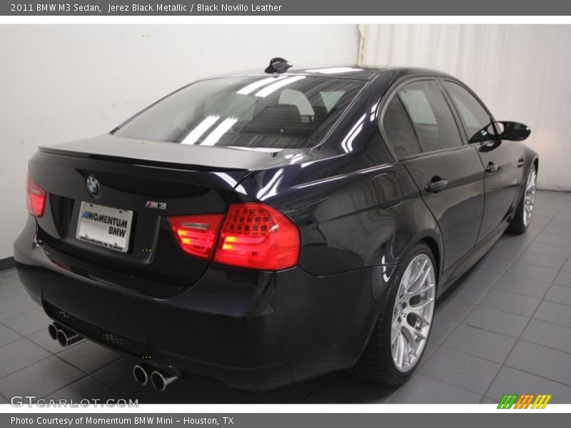 Jerez Black Metallic / Black Novillo Leather 2011 BMW M3 Sedan