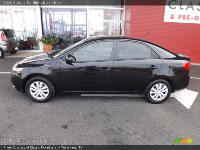 Ebony Black / Black 2013 Kia Forte EX