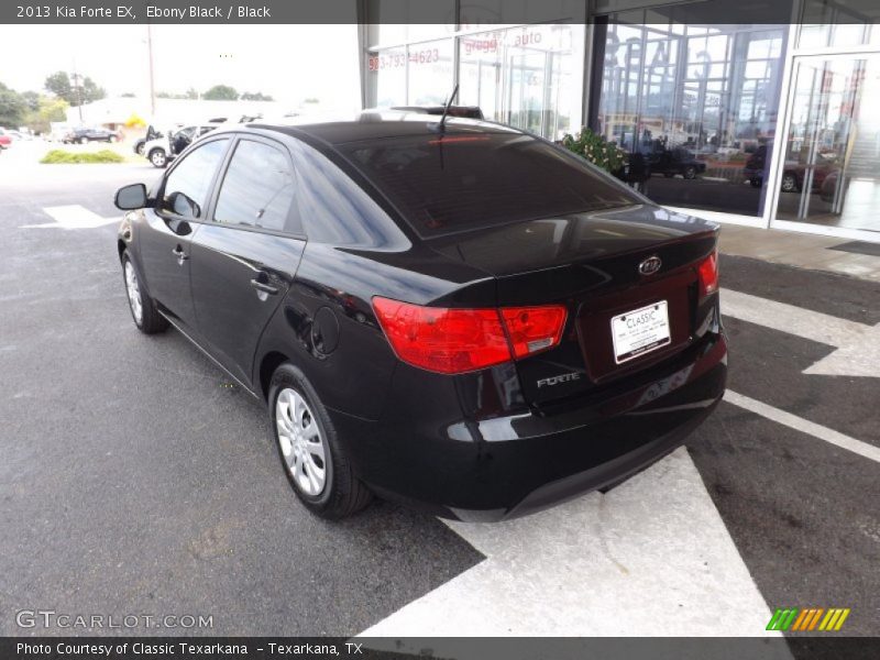 Ebony Black / Black 2013 Kia Forte EX