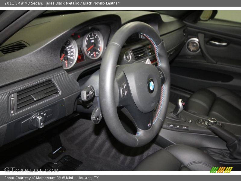 Jerez Black Metallic / Black Novillo Leather 2011 BMW M3 Sedan