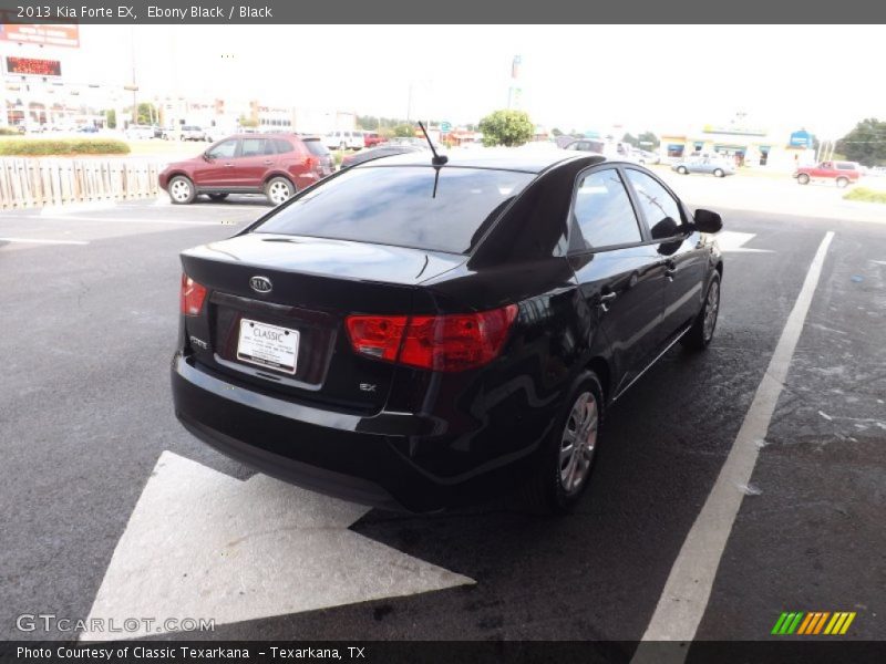 Ebony Black / Black 2013 Kia Forte EX