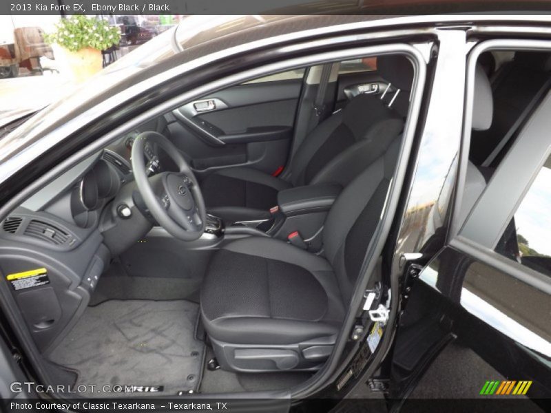  2013 Forte EX Black Interior