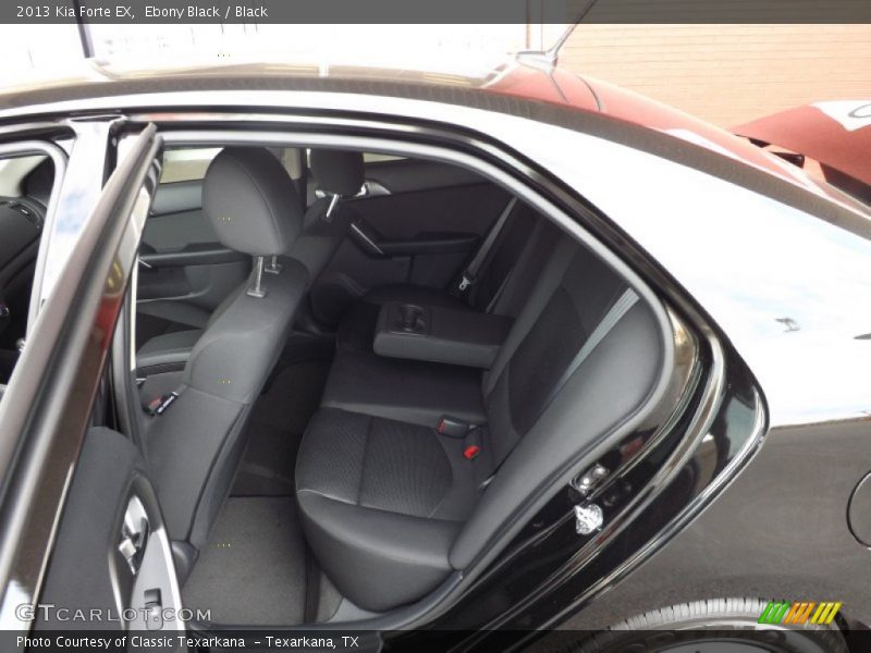 Ebony Black / Black 2013 Kia Forte EX