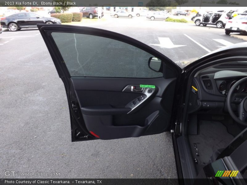 Ebony Black / Black 2013 Kia Forte EX