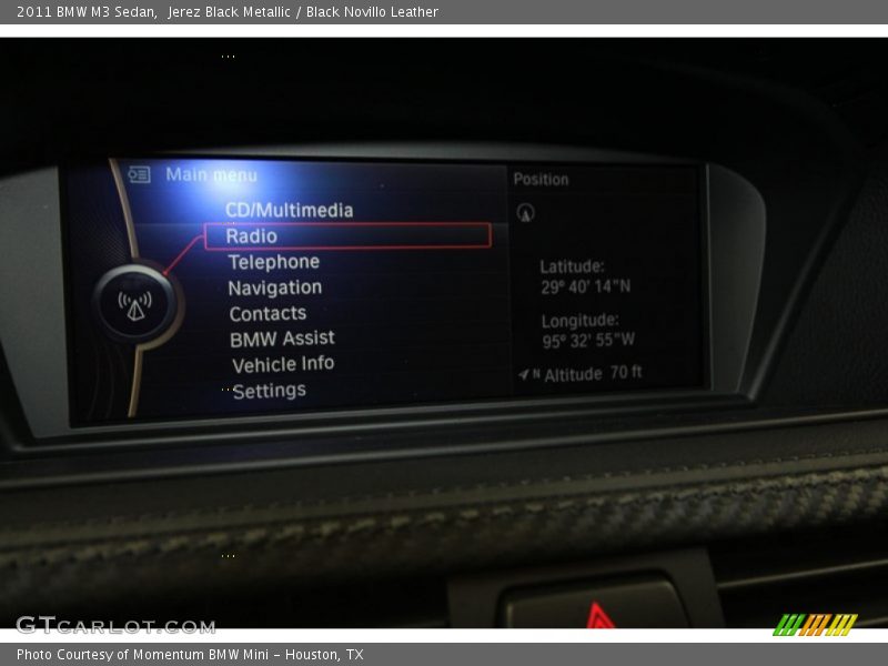 Jerez Black Metallic / Black Novillo Leather 2011 BMW M3 Sedan