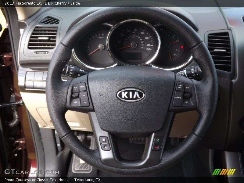 Dark Cherry / Beige 2013 Kia Sorento EX