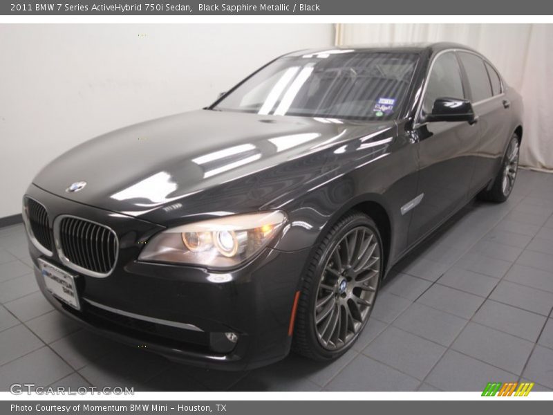 Black Sapphire Metallic / Black 2011 BMW 7 Series ActiveHybrid 750i Sedan