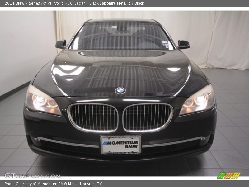 Black Sapphire Metallic / Black 2011 BMW 7 Series ActiveHybrid 750i Sedan