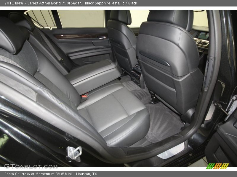 Black Sapphire Metallic / Black 2011 BMW 7 Series ActiveHybrid 750i Sedan