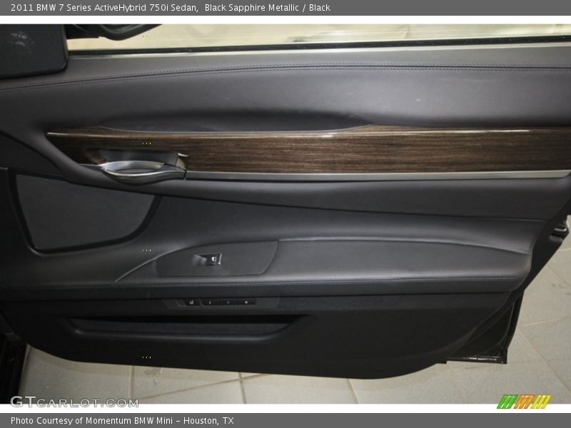 Black Sapphire Metallic / Black 2011 BMW 7 Series ActiveHybrid 750i Sedan