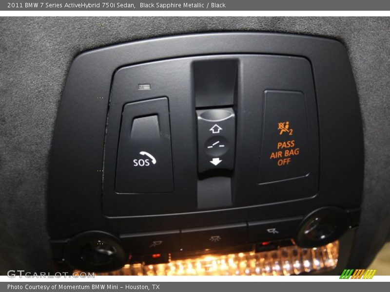Black Sapphire Metallic / Black 2011 BMW 7 Series ActiveHybrid 750i Sedan