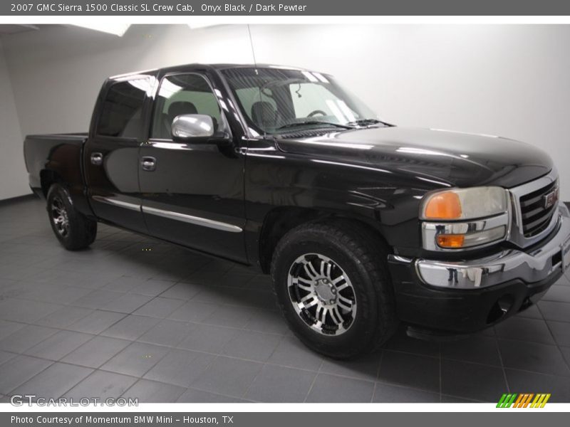 Onyx Black / Dark Pewter 2007 GMC Sierra 1500 Classic SL Crew Cab