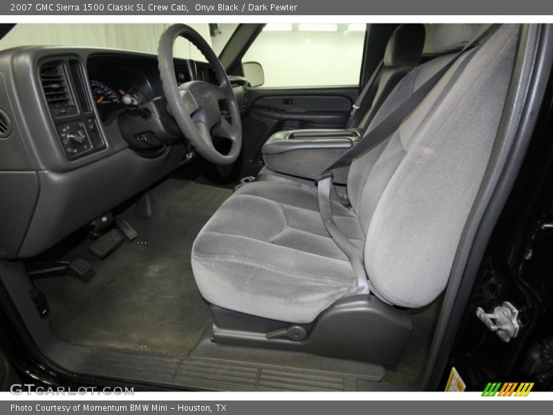 Onyx Black / Dark Pewter 2007 GMC Sierra 1500 Classic SL Crew Cab