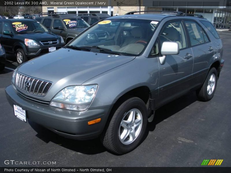 Mineral Green Opalescent / Ivory 2002 Lexus RX 300 AWD