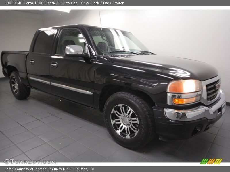 Onyx Black / Dark Pewter 2007 GMC Sierra 1500 Classic SL Crew Cab