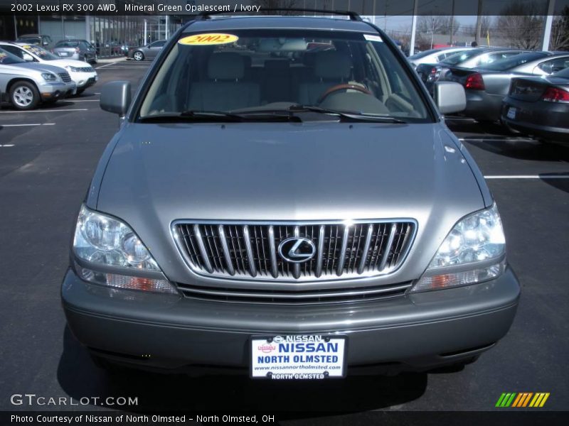 Mineral Green Opalescent / Ivory 2002 Lexus RX 300 AWD