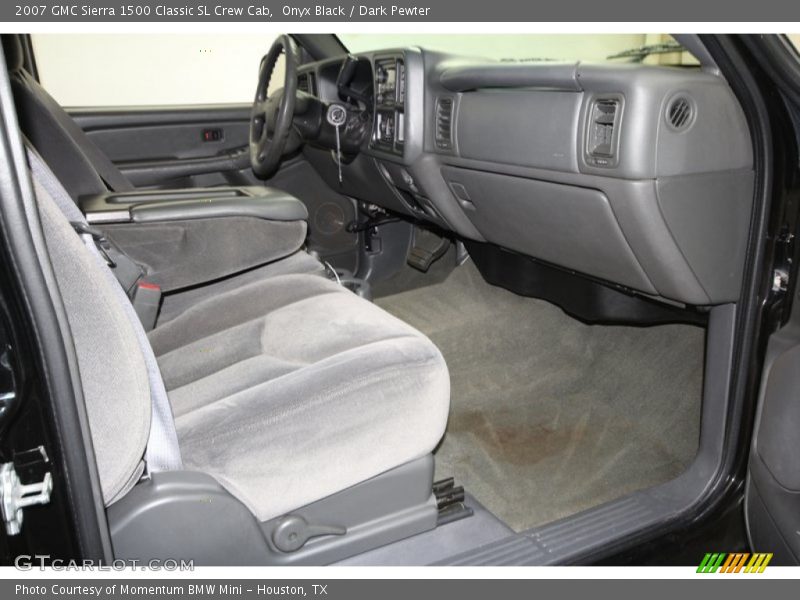 Onyx Black / Dark Pewter 2007 GMC Sierra 1500 Classic SL Crew Cab