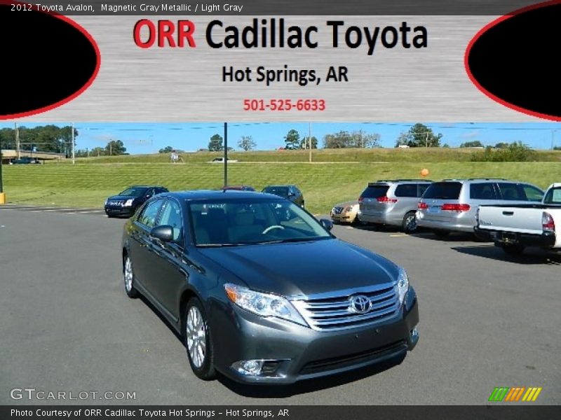 Magnetic Gray Metallic / Light Gray 2012 Toyota Avalon
