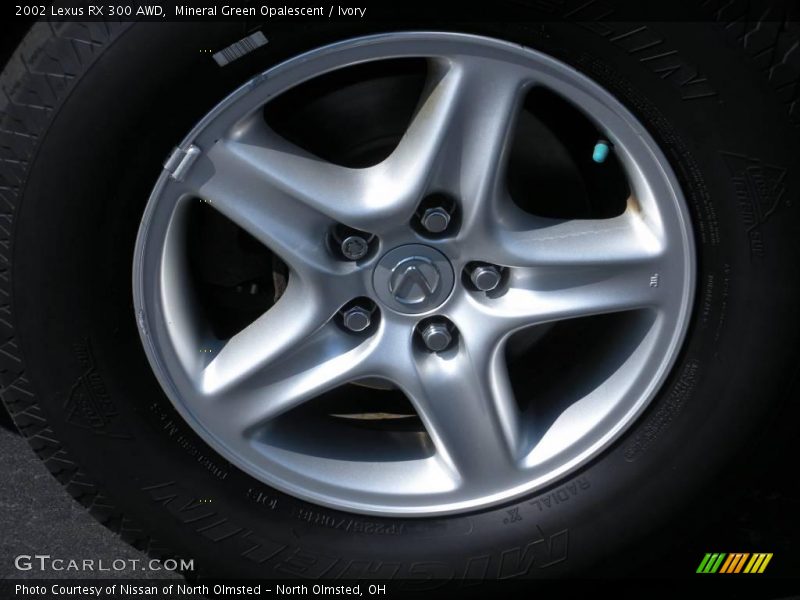 Mineral Green Opalescent / Ivory 2002 Lexus RX 300 AWD